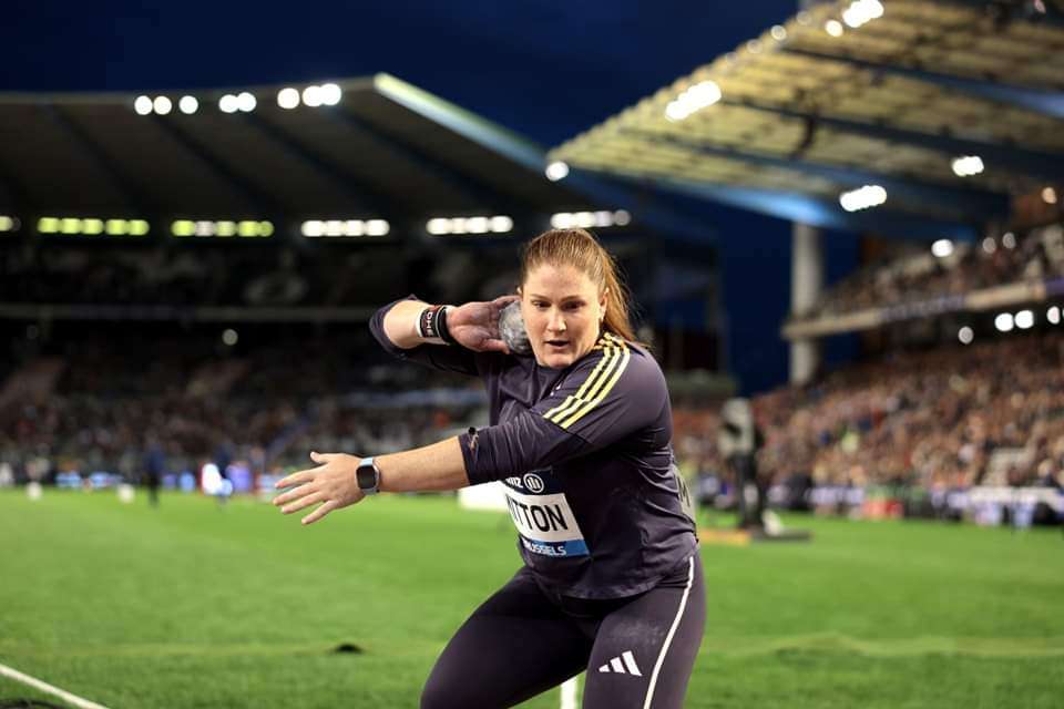 Sarah Mitton Wins Diamond League Shot Put