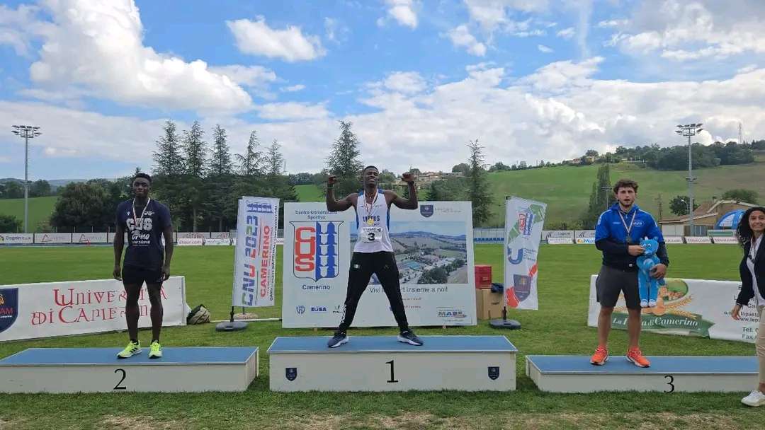 Ojeli Finished Third Camerino Meet in Italy