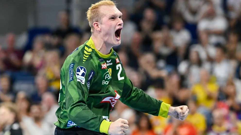 Hier brüllt der 1. Held der Handball-Saison