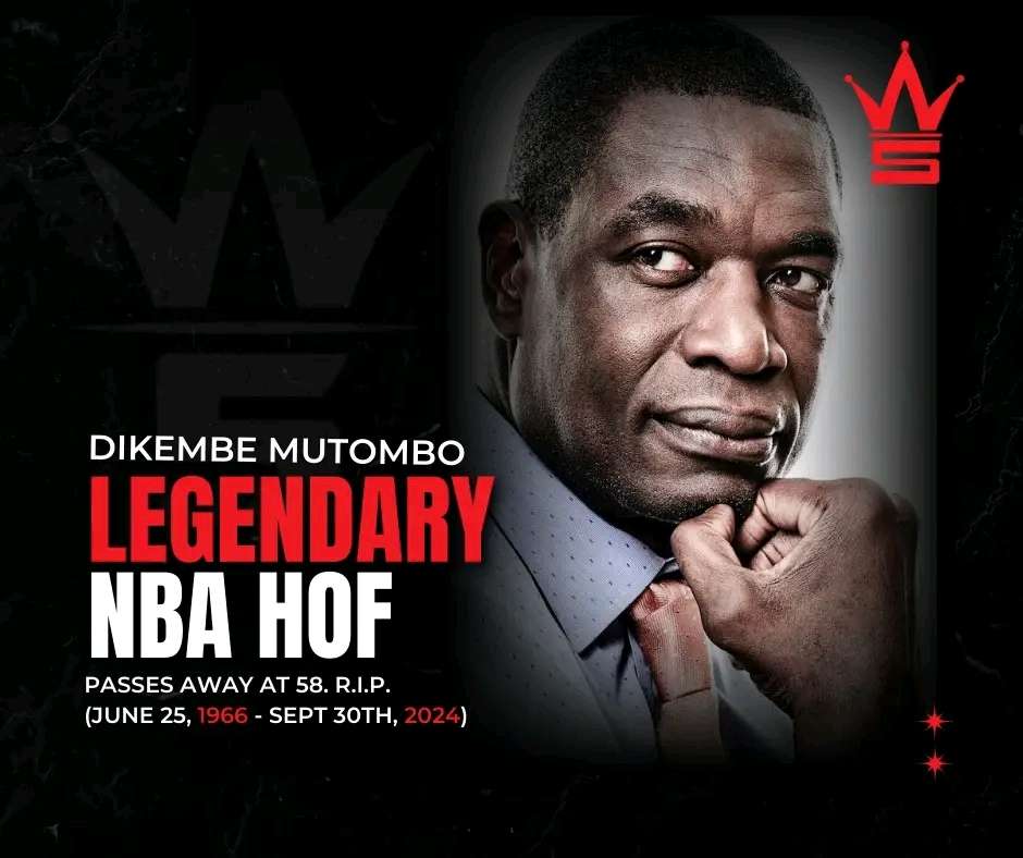 Dikembe Mutombo Passes Away at 58