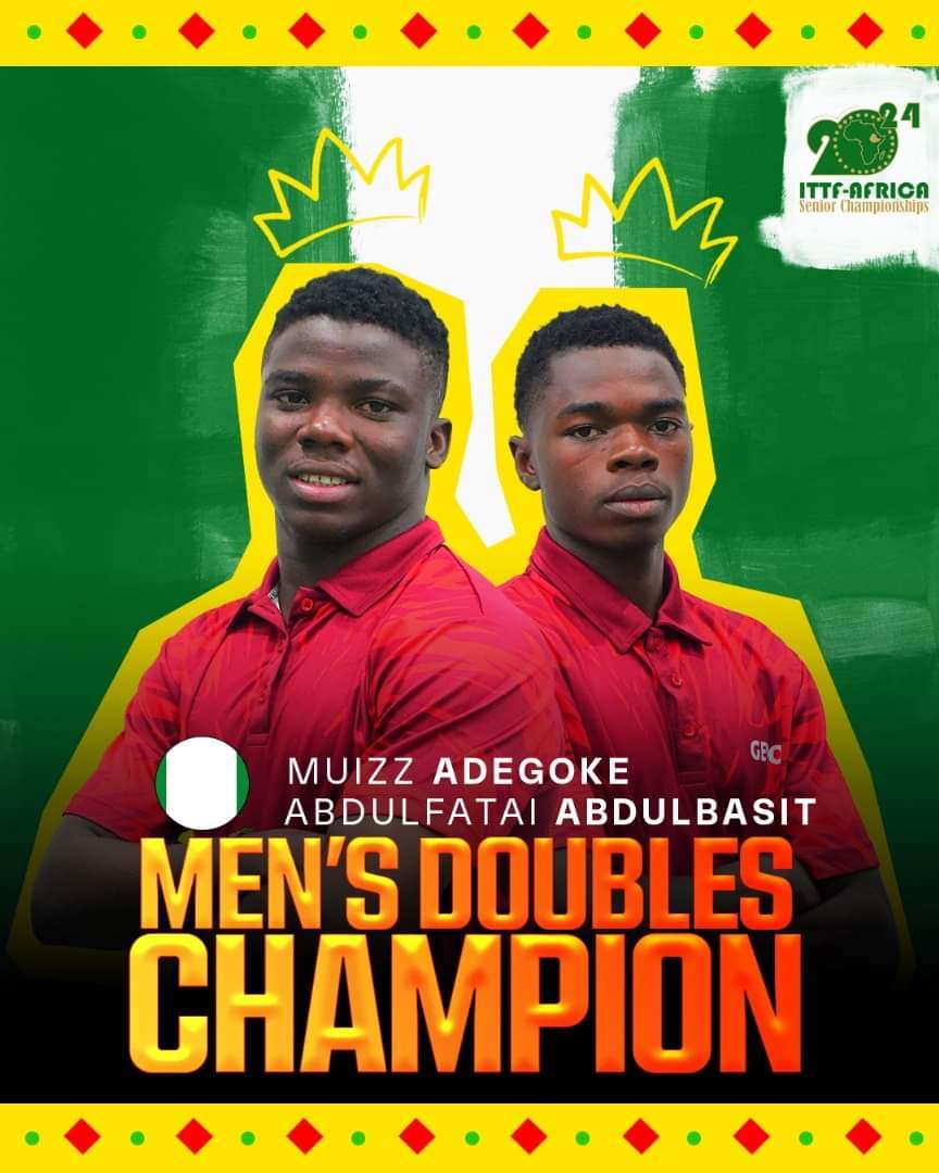 ITTF: Nigeria Crown Champions of Men's Table