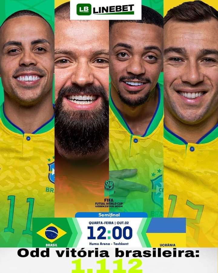 A Seleção Brasileira de Futsal abre as semifinais.