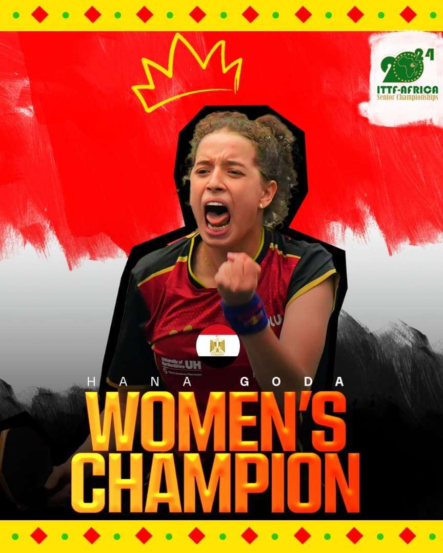 ITTF Africa: EgyptiaHana Goda Is Defend Her Title