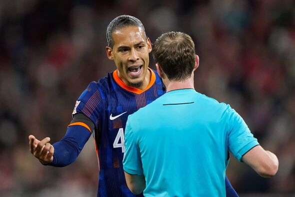 Van Dijk sent off as Netherlands draw with Hungary