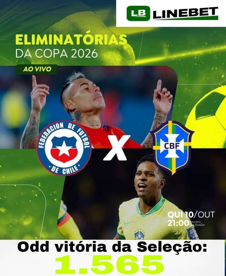 A Seleção Brasileira enfrenta o Chile.