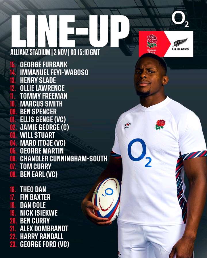 Ben Spencer to Start for England Against New Zealand