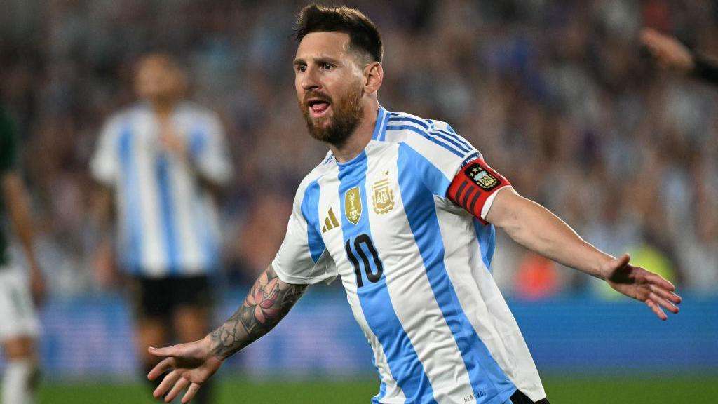 Messi hits hat-trick as Argentina beat Bolivia 6-0