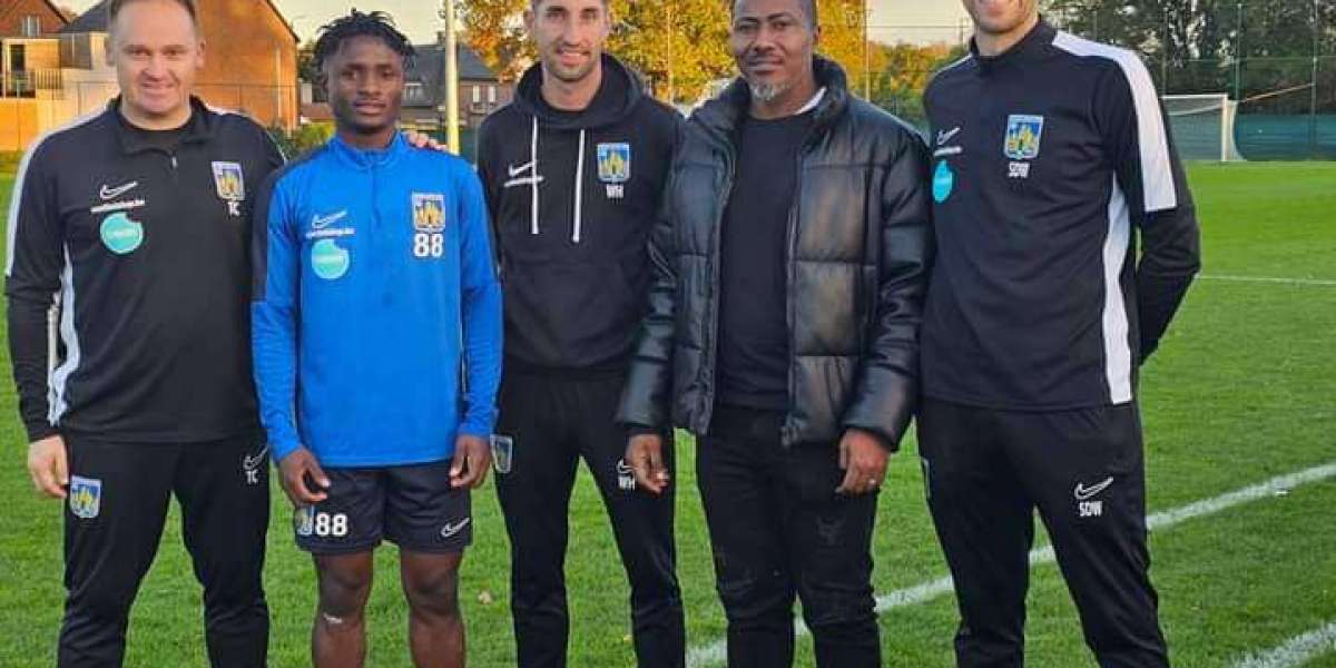 Dino SC Boss Samuel Columbus Visits Belgian Side Westerlo, Checks on Former Academy Star Ogonna Hyacinth