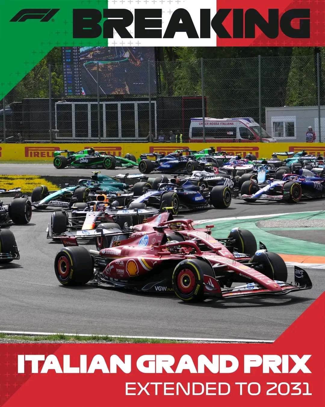 Gran Premio de Fórmula 1 en Monza, Italia