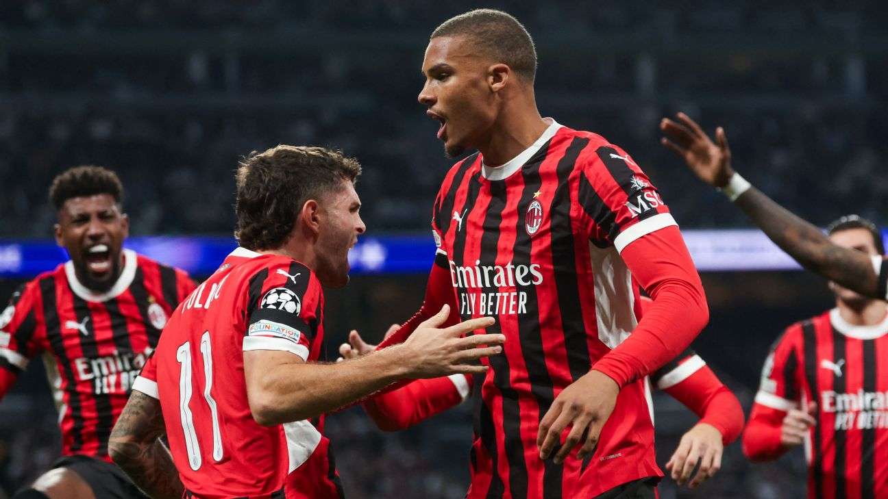 Pulisic helps AC Milan to 'special' UCL win