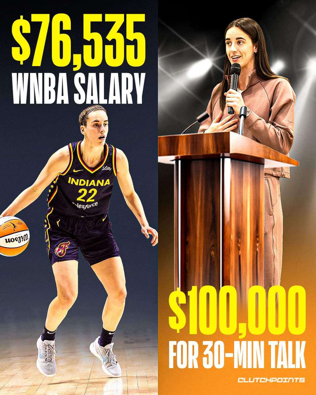 Caitlin Clark Makes More In Talk Show Than WNBA