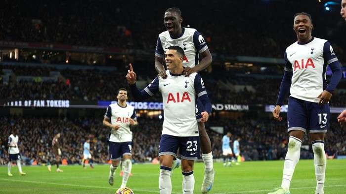 City vs Tottenham: Spurs Bantai Citizens 4-0