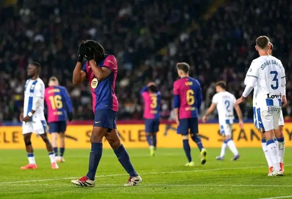 Derrota del FC Barcelona ante Leganés