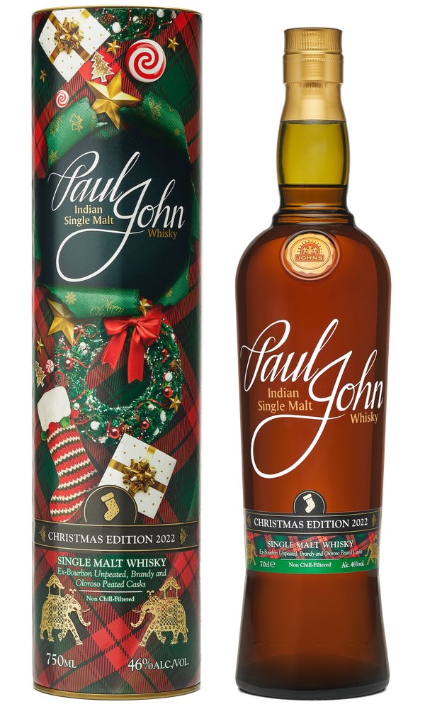 Paul John Unveils 2024 Christmas Edition Indian Single Malt Whisky