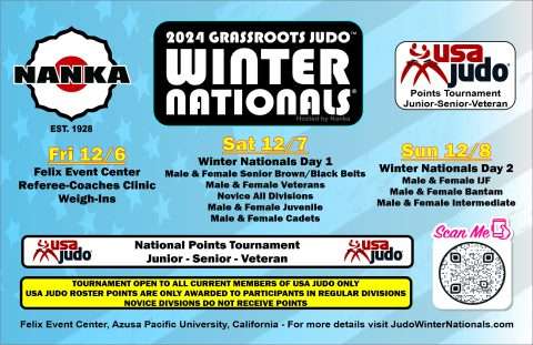 2024 Winter Nationals Hosted By Nanka - USA Judo Tournament