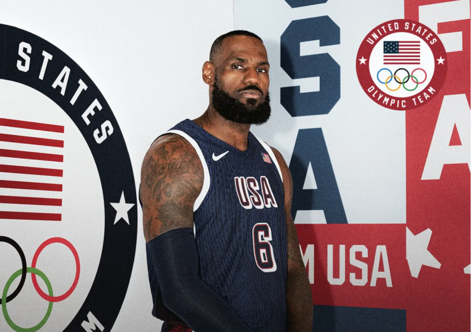 LeBron James di Olimpiade Paris 2024