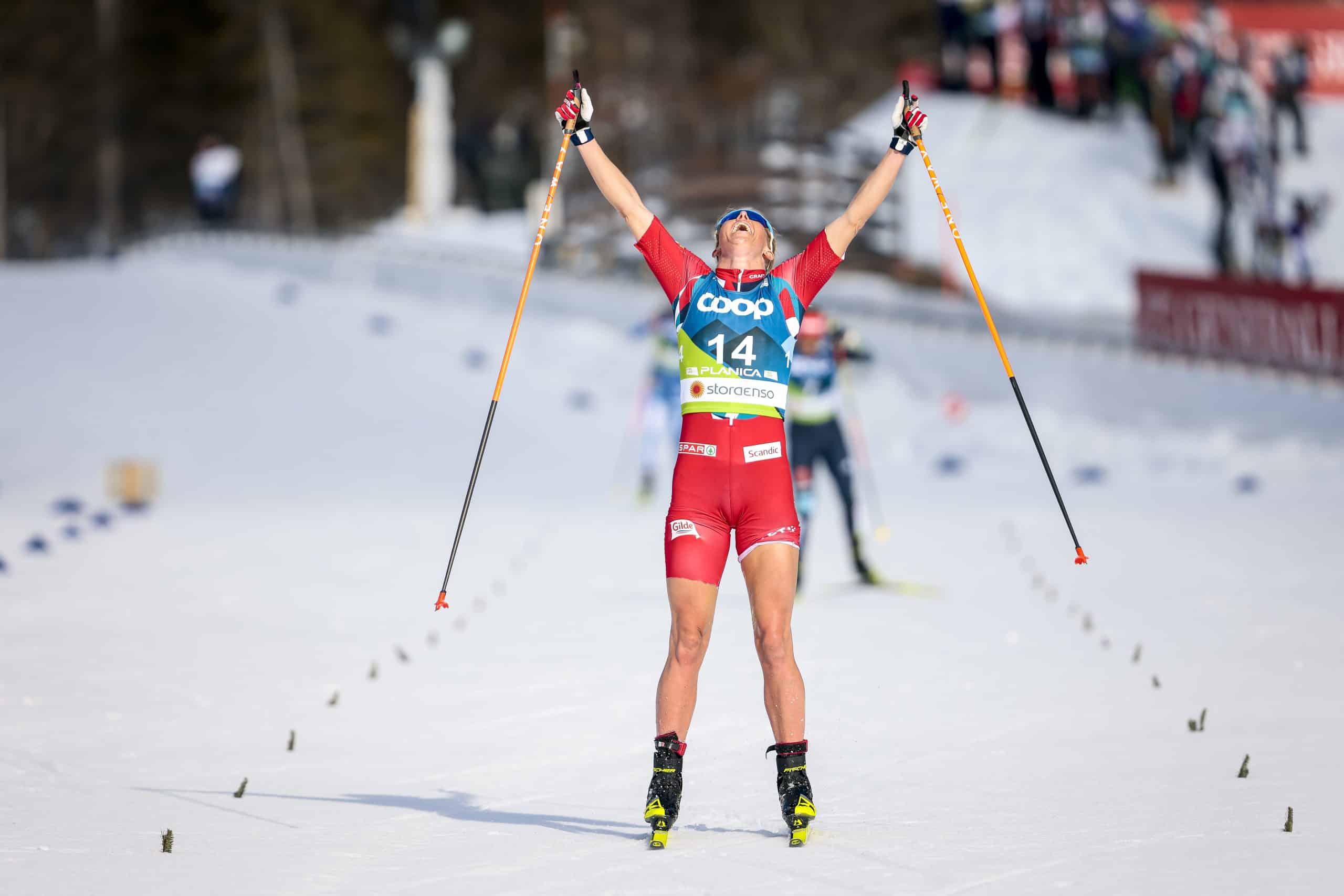 Astrid Öyre Slind Voitti Tour de Skin 20 km Hiihtokisan