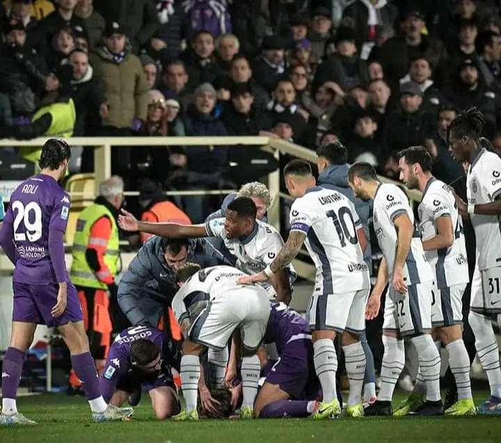 Fiorentina-Inter Detenido por Emergencia de Juga..