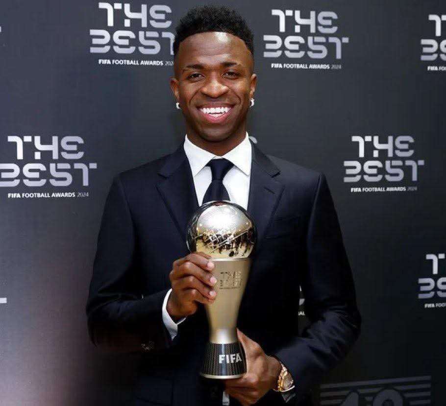 Vinicius After Winning FIFA Best Player Awards