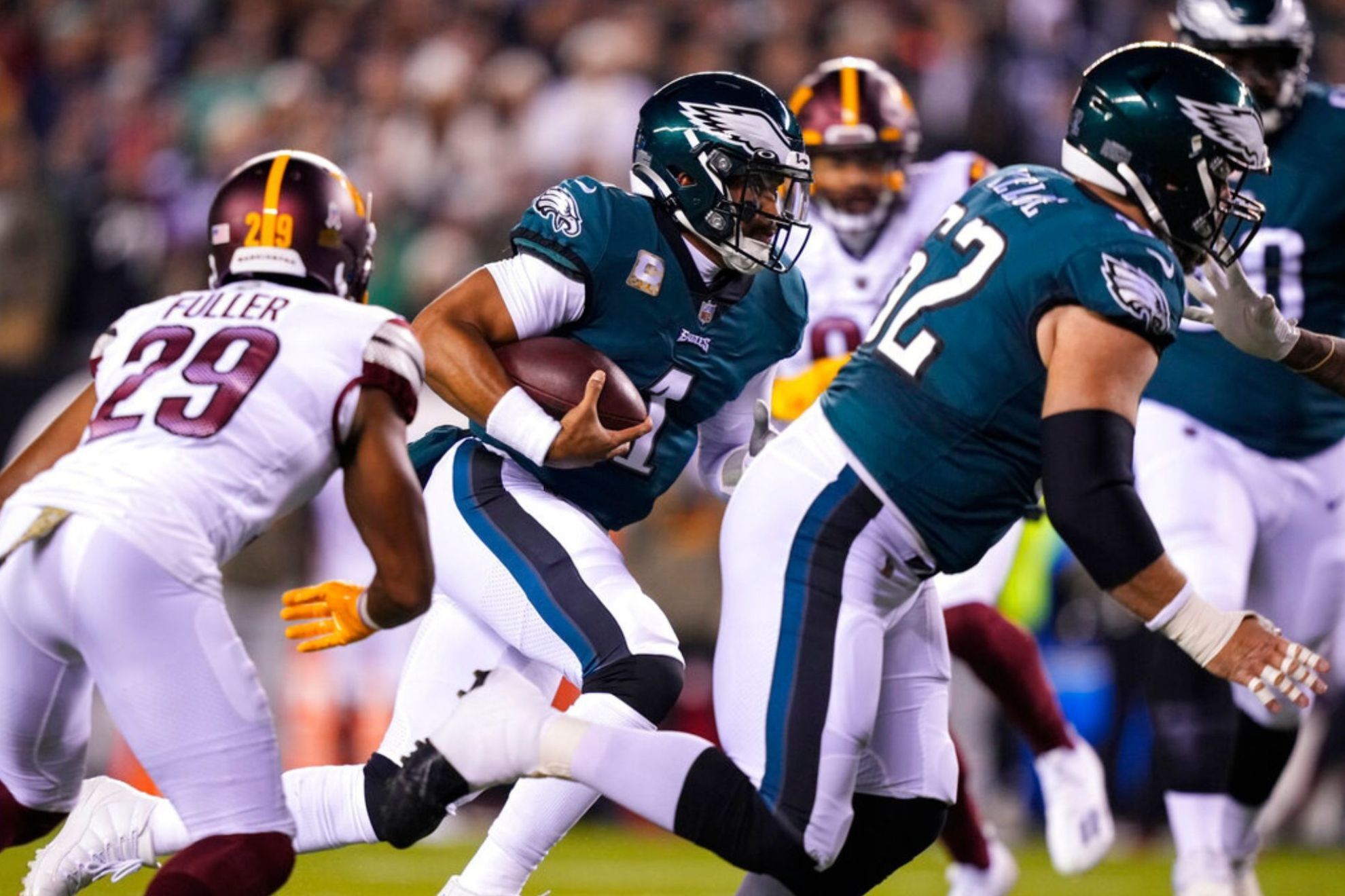 Eagles och Commanders i playoff-drama