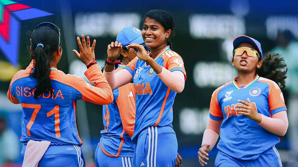 India`s U-19 Women Dominate West Indies in T20 World Cup