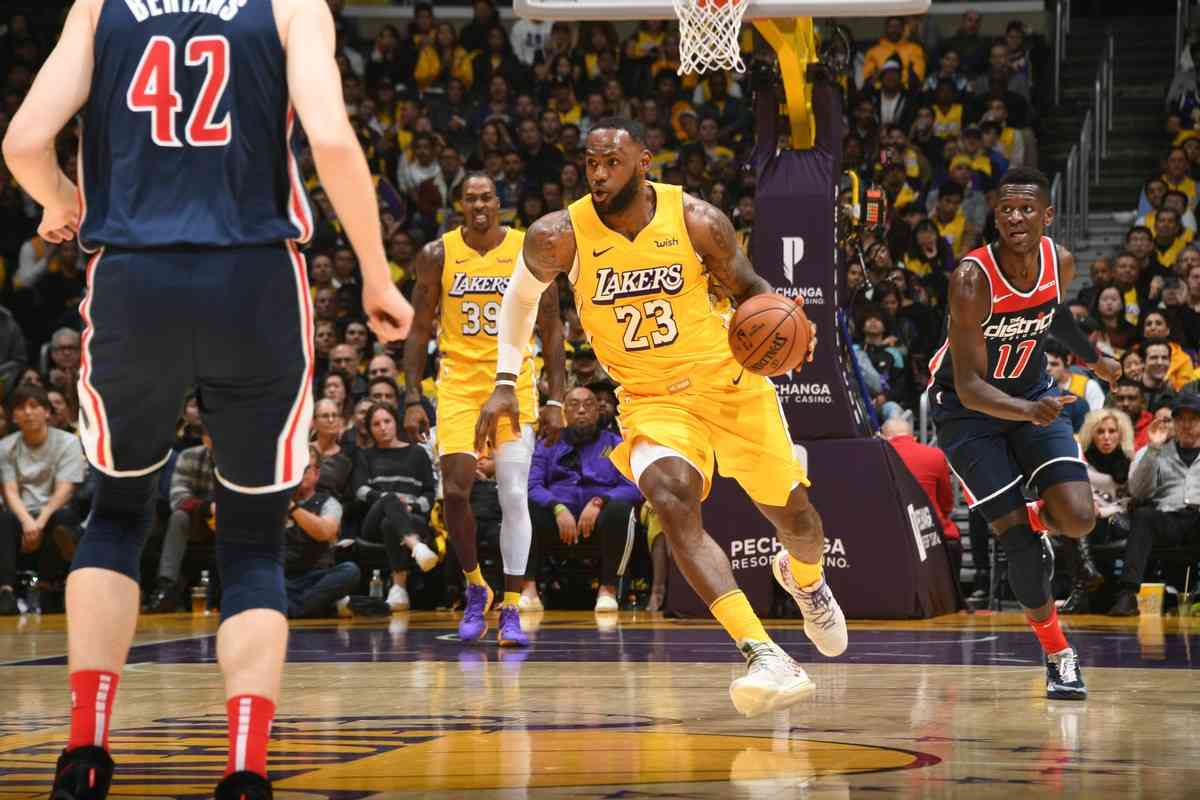 Lakers Dominam Wizards em Grande Vitória