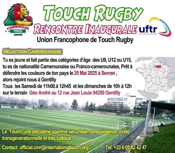 Touch Rugby, la discipline s`installe au Cameroun