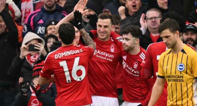 Salah Shines as Nottingham Forest Thrashes Brighton