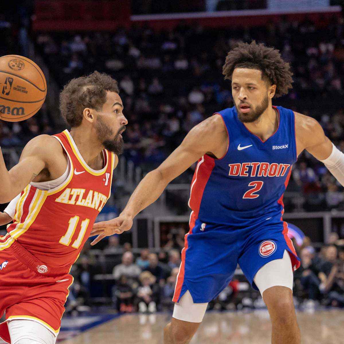 Hawks` Young Shines in Thrilling Win Over Pistons