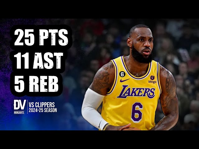 Lakers Triumph Over Clippers with LeBron`s Stellar Play