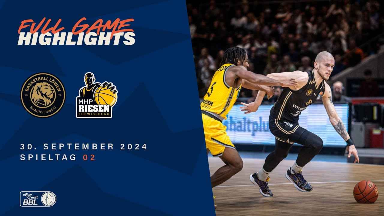 BBL: Löwen Braunschweig dominieren am 20. Spieltag