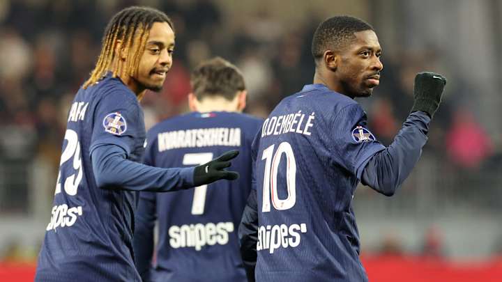 PSG Dominates Brest Again with Dembélé`s Stellar Play