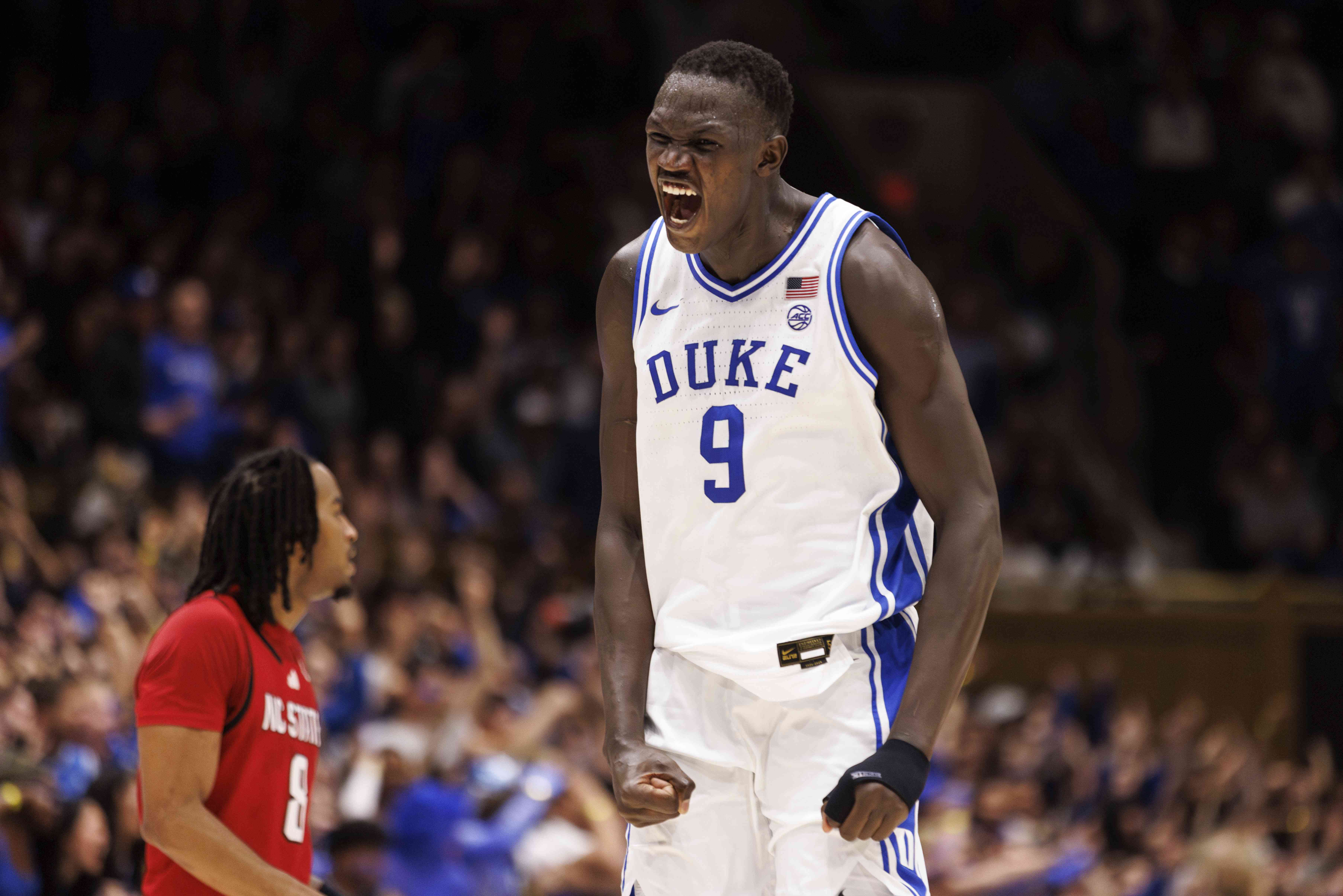 Maluach Shines in Duke`s Victory Over Cal Golden Bears