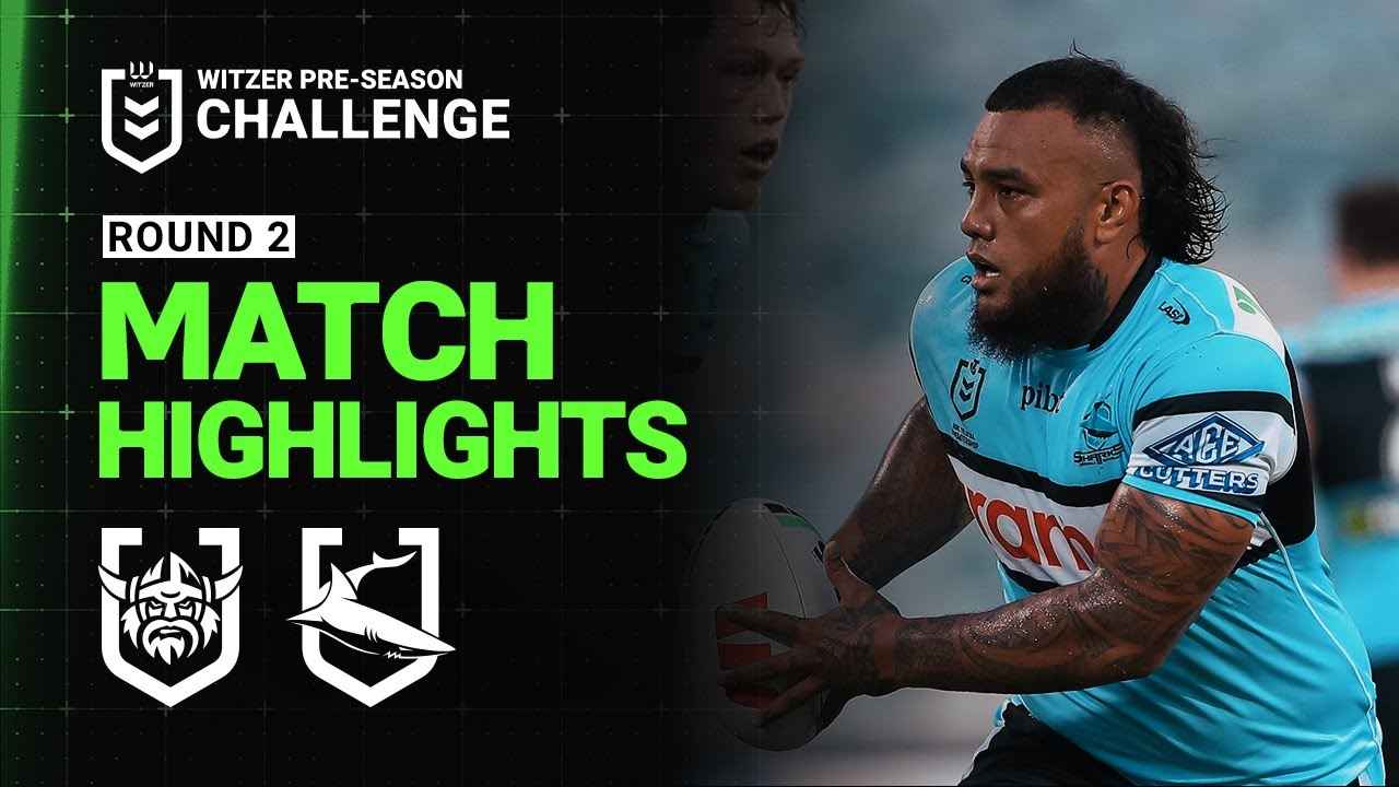 Sharks Sink Raiders in Pre-Season Challenge