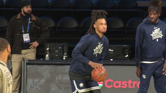 Spurs` Castle Shines at 2025 Rising Stars Tournament