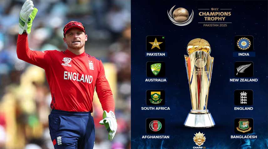 England`s Buttler Leads ICC Champions Trophy Charge