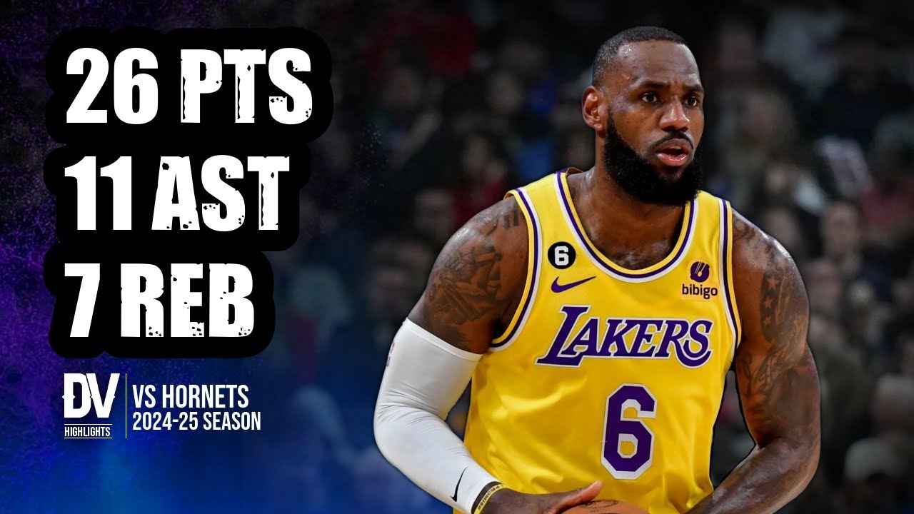 Lakers Fall Short Against Hornets Despite LeBron`s Heroics