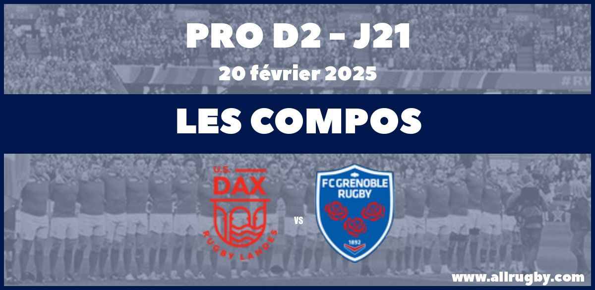 Dax défie Grenoble au Stade Maurice Boyau