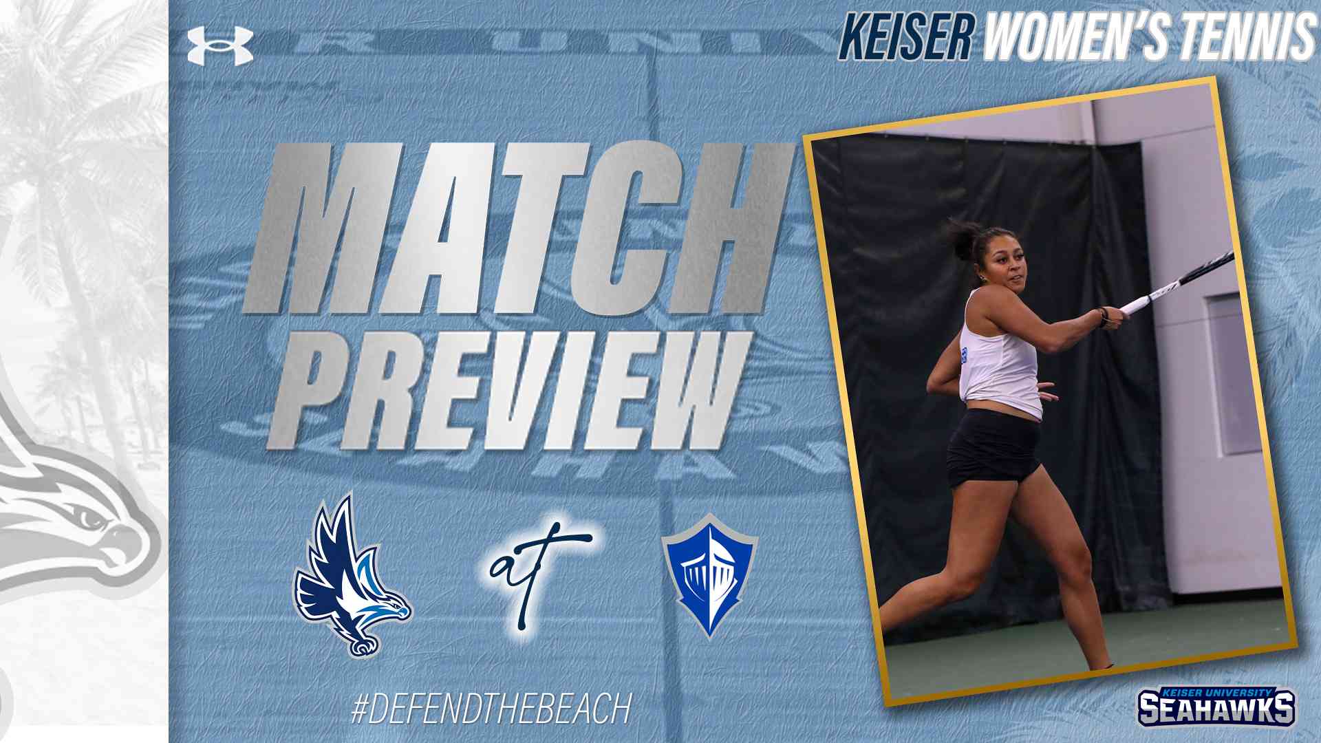 Keiser Seahawks Dominate Palm Beach Atlantic in Tennis Clash