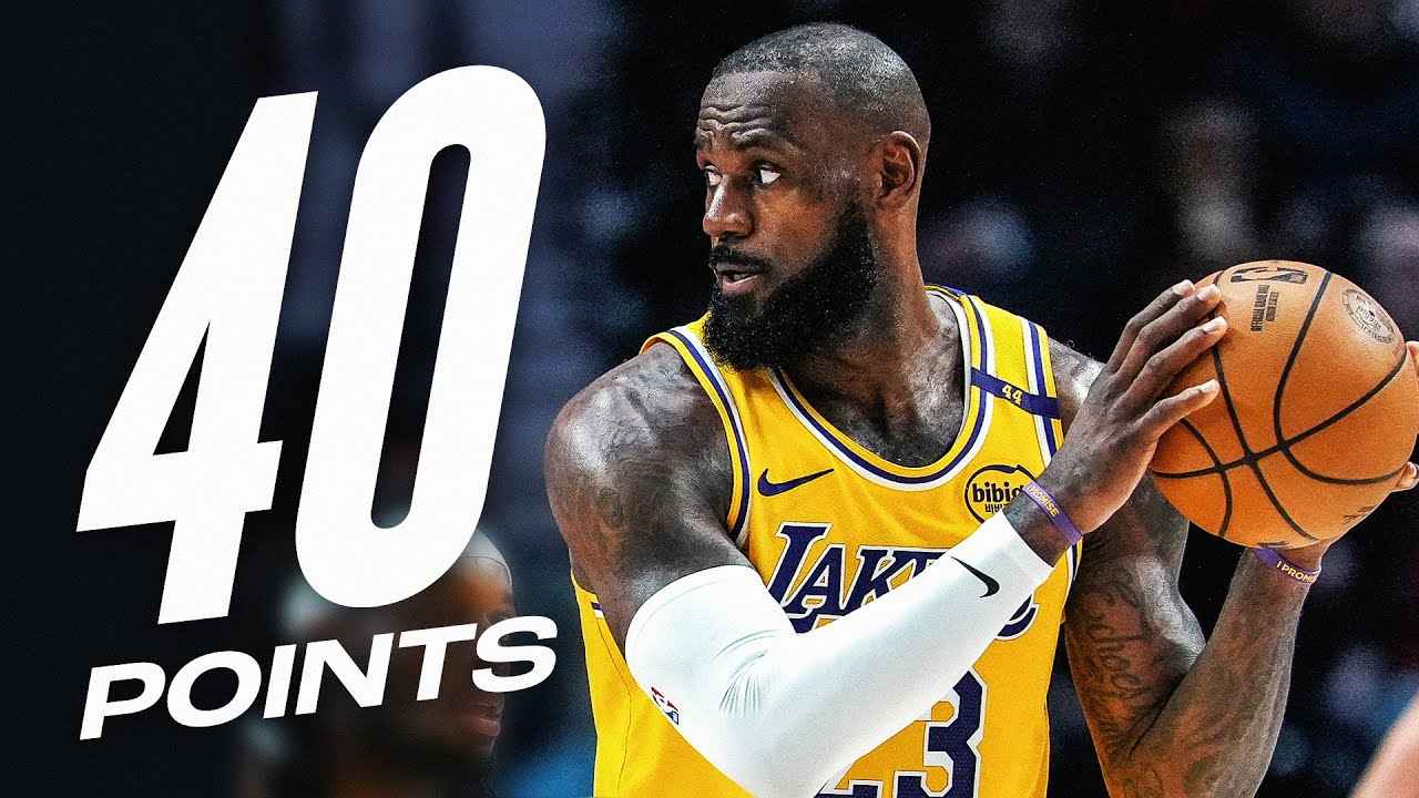 LeBron Makes History with 40-Point Games at 40+