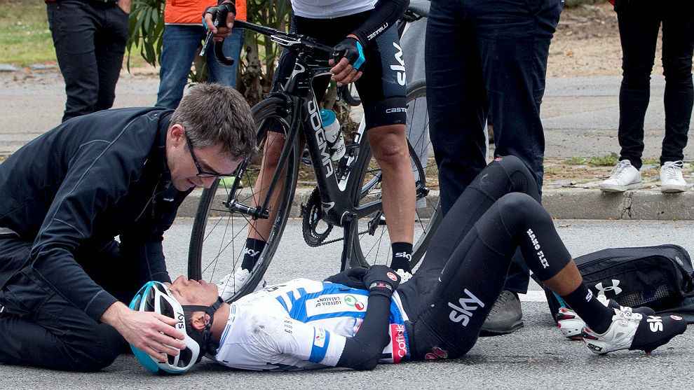 Egan Bernal regresa rápido tras fractura en Jaén