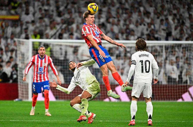 Intens Madrid-derby ender 1-1 mellem Real og Atlético