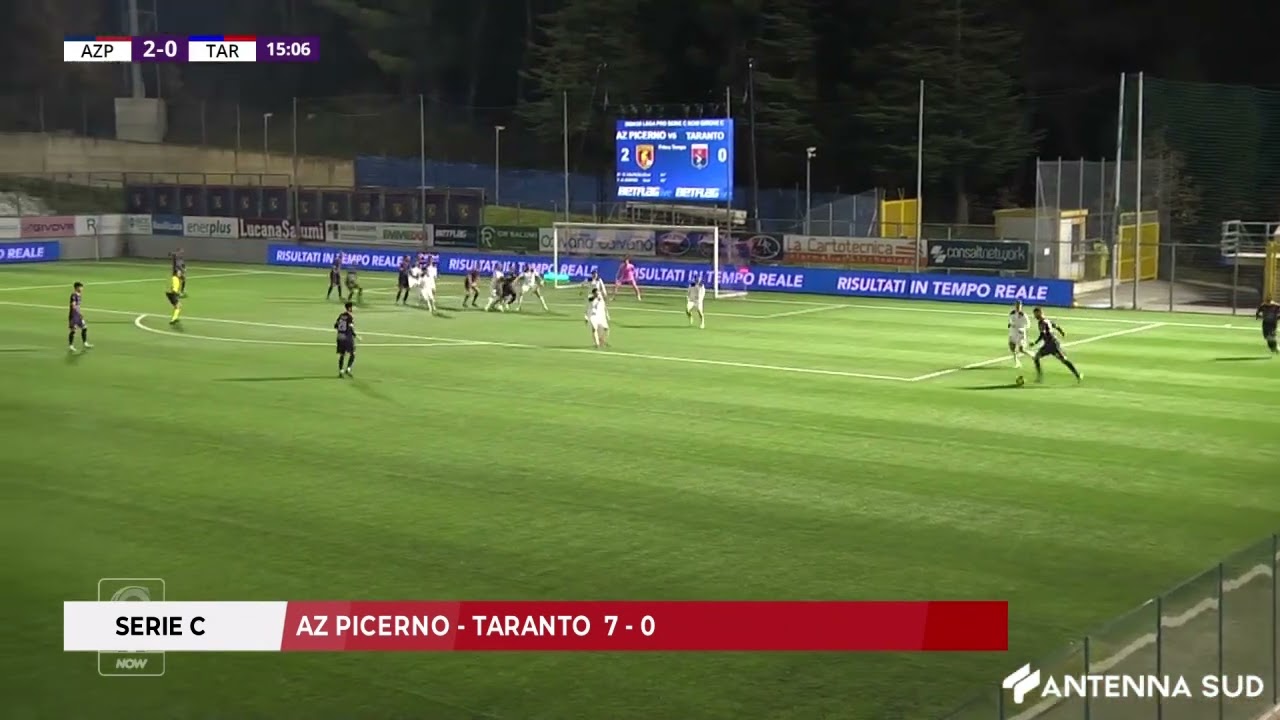 Taranto affonda: 7-0 contro il Picerno