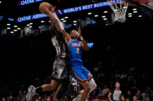 Thunder Triumph Over Nets with Gilgeous-Alexander`s Brilliance