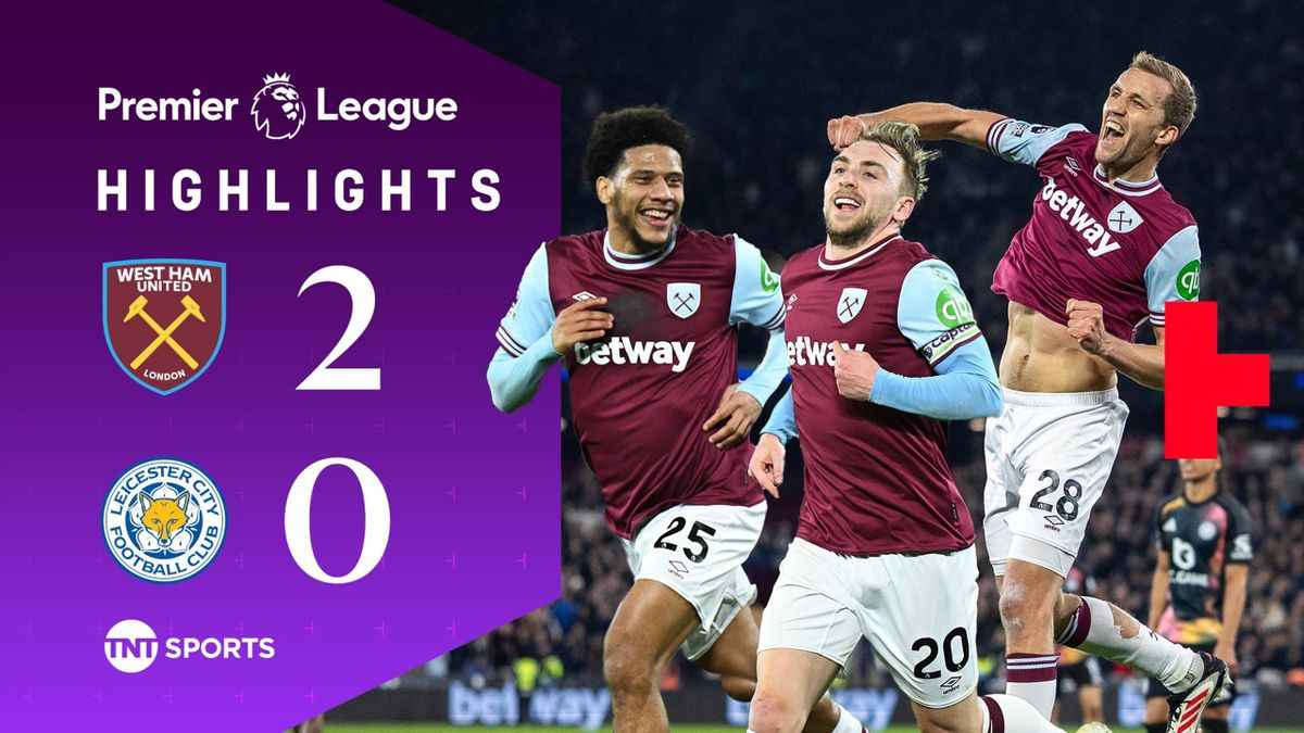 West Ham đánh bại Leicester, Soucek tỏa sáng