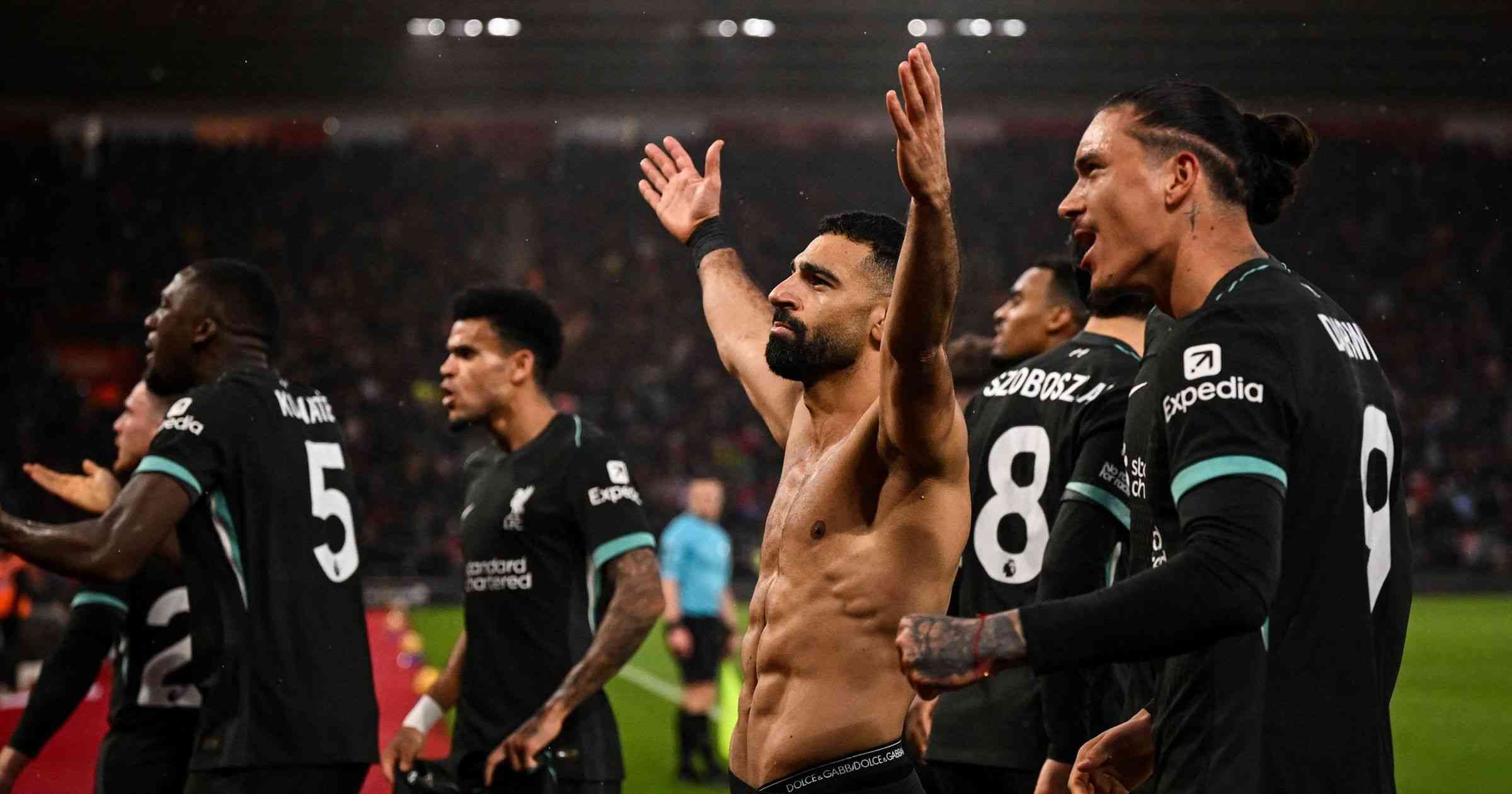 Liverpool Dominates Southampton with Salah`s Brilliance