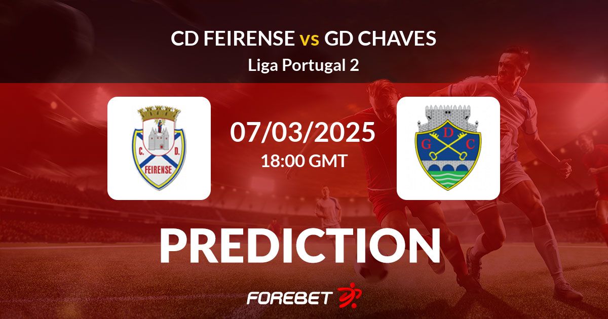 Feirense cai diante do GD Chaves na Liga Portugal 2