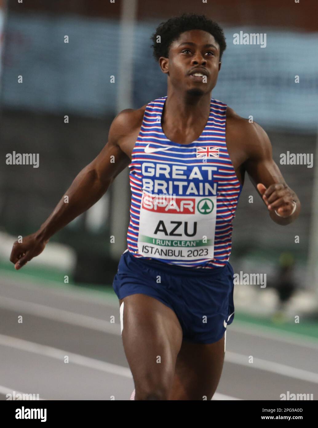 Azu Shines with Gold at European Indoor Championships