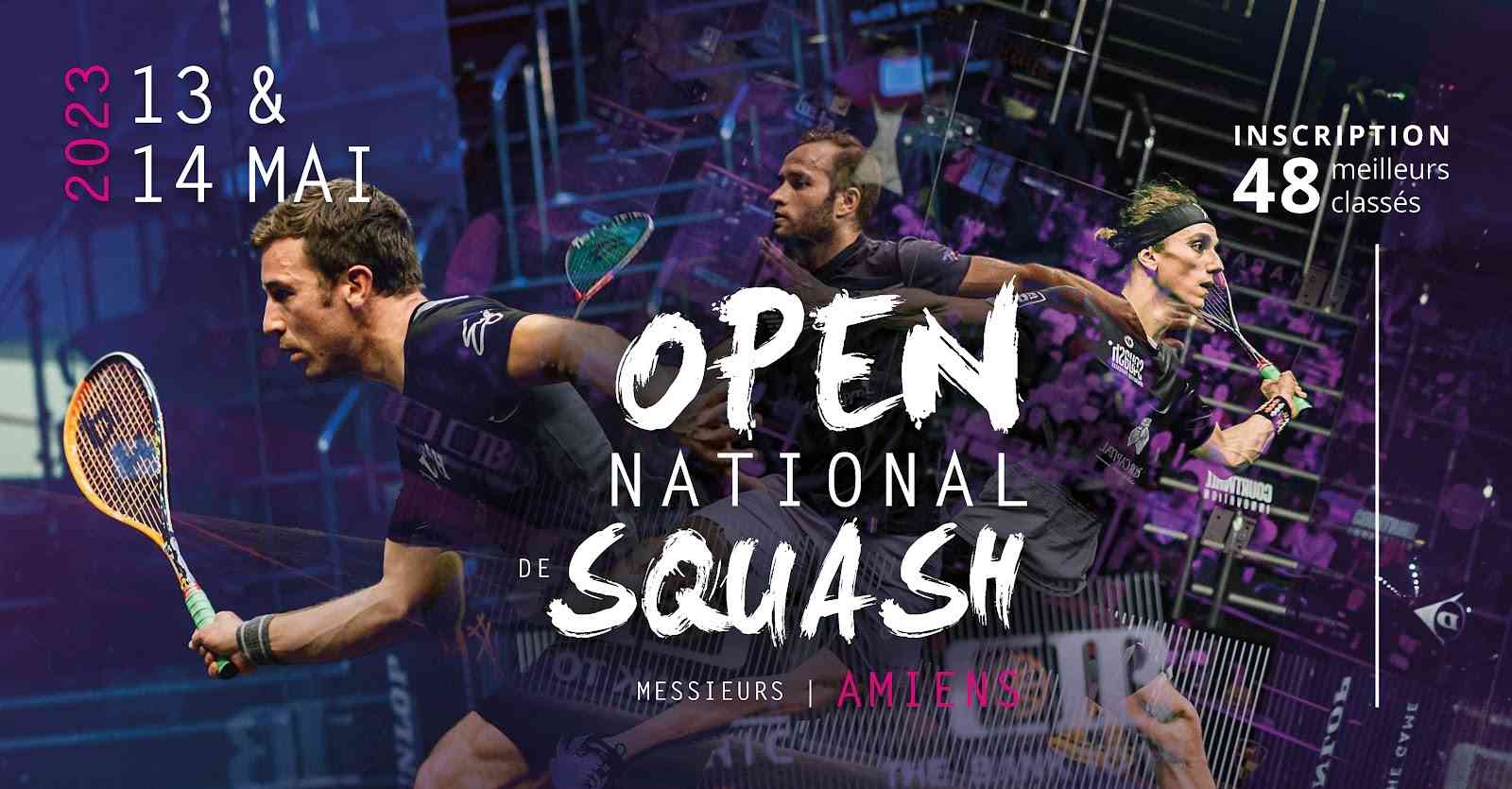 Open National de Squash : Amiens en pleine action