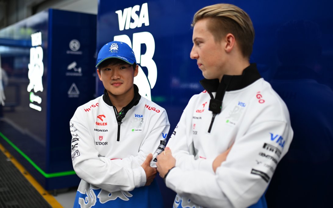 Lawson and Tsunoda Discuss Racing Bulls at Qatar 2024